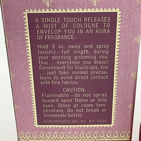 NOS Vintage Avon 3 oz Elusive Colgne Mist Bottle - Picture 3 of 4